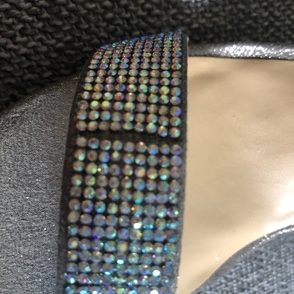 Thalia Sodi Women’s Dress Sandals Shoes Sparkling Golden Wedding Party Heels 6.5 - Picture 7 of 17